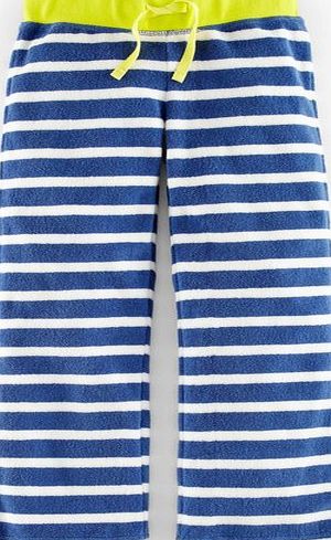 Mini Boden Towelling Sweatpants, Blue 34498444