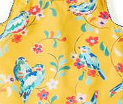 Mini Boden Tropical Woven Top, Sunflower Painted Birds