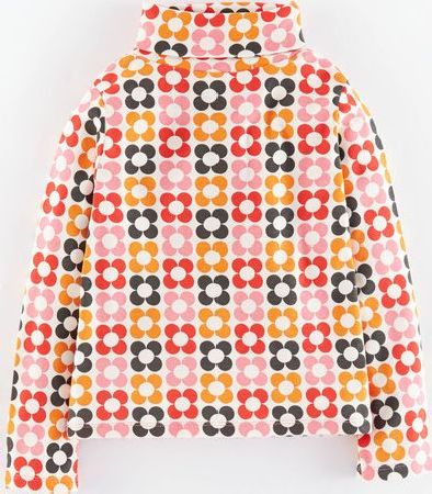 Mini Boden, 1669[^]35132992 Turtle Neck Poppy Geo Daisy Mini Boden, Poppy