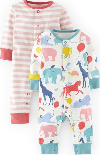 Mini Boden Twin Pack Rompers Multi Mini Boden, Multi 34599035