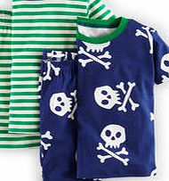 Mini Boden Twin Pack Short Johns, Reef Skulls 34587972