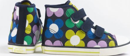 Mini Boden Velcro High Tops Navy Geo Flower Mini Boden,