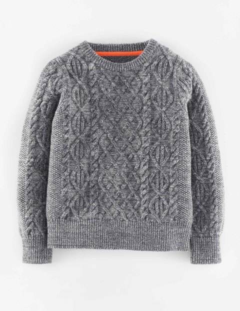 Mini Boden Viking Jumper Grey Mini Boden, Grey 34929323