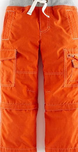 Mini Boden Zip-off Cargos, Orange 34578971