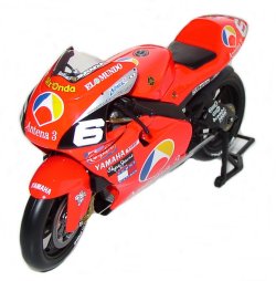 Minichamps 1:12 Scale Yamaha YZR 500 Antena 3 GP Bike 2001 - Norifumi Abe