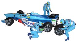 1:18 Scale Benetton 2000 Rear Tyre Change Set