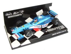 Minichamps 1:43 Scale Benetton PlaylifeB198 Amerang Sponsor Silverstone GP A.Wurz Ltd Ed 2.222pcs