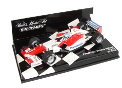 Minichamps 1:43 Scale Panasonic Toyota TF02 Race Car 2002 - Mika Salo