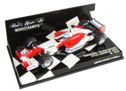 Minichamps 1:43 Scale Toyota Panasonic Launch Car 2002 - Ltd Ed 3-600 pcs - M.Salo