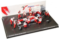 Minichamps 1:43 Scale Toyota Panasonic TF102 Pitstop Diorama - A.McNish