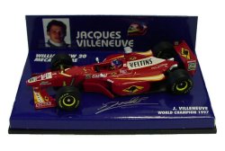 Minichamps 1:43 Scale Williams FW 20 Mecachrome J.Villeneuve World Champion - (Signed)