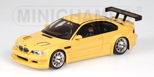 BMW M3 GTR Street 2001 in Yellow