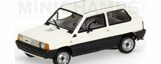 Minichamps Diecast Model Fiat Panda in White