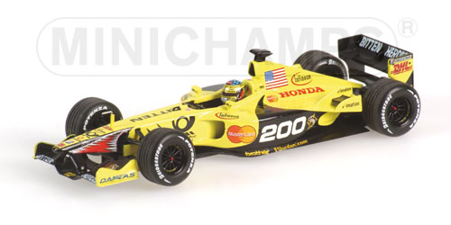 Minichamps Jordan Honda EJ11 Team Jordan  2001 200th GP