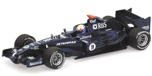 Minichamps Williams FW27C Webber 2005 Test Car in Blue