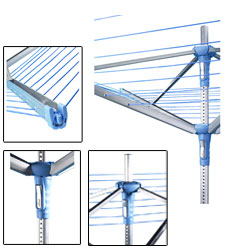 Rota-Lift 45m Rotary Airer 7378