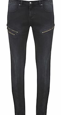 Double Zip Jeans