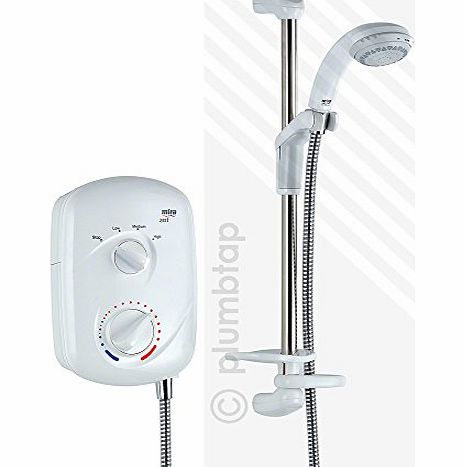 Mira Zest 8.5kW Electric Shower White/Chrome 2.1539.201