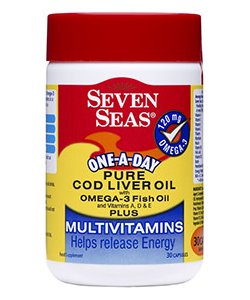 COD LIVER OIL   MULTIVITAMINS X 90 CAPSULES