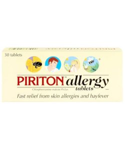 PIRITON 30 X 4MG TABLETS