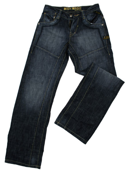 Mish Mash Blast Wash Denim Rifle Jeans