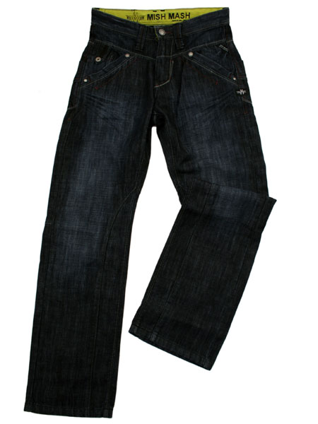 Mish Mash Dark Indigo Denim Warrior Jeans