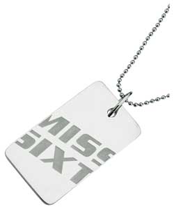 Miss Sixty Dog Tag Pendant