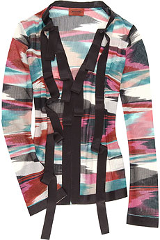 Missoni Diletta jersey print cardigan