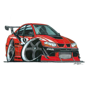 Evo8 - Drift Red Kids T-shirt