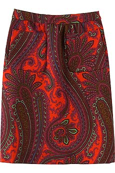 Miu Miu Paisley print skirt