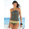 mix ed Print Ruched Tankini