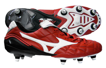 Mizuno Football Boots Mizuno Wave Shinken II SG Football Boots Red/White