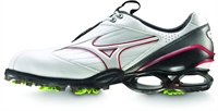 Mizuno Golf Mizuno Stability Style Golf Shoes - White/Red