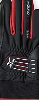 Mizuno Mens Therma Grip Gloves - Black/White, Medium