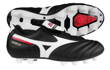 Mizuno Morelia Moulded FG Football Boots Black / White