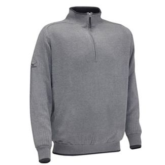 WINDLITE ZIP SWEATER (1/4 ZIP) Charcoal / X-Large