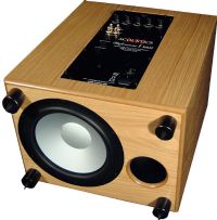 MJ Acoustics Ref 1 Mk II Active Subwoofer - Dark Oak