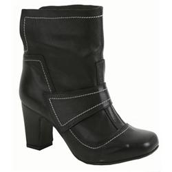 Moda In Pelle Female Blondy Black Leather Leather Upper Leather Lining Leather Lining Ankle in Black