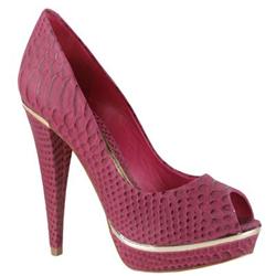 Moda In Pelle Female Jasmine Pink Mocc Snake Evening in Pink