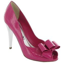 Moda In Pelle Female Molli Fuschia Patent Leather Patent Upper Leather Lining Leather Lining Evening in Fuschia