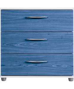 3 Drawer Chest - Blue