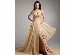 Modern One Shoulder Evening Dresses Formal