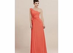 Modern One Shoulder Sleeveless Stretch satin