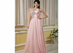 Modern Romantic Asymmetrical One Shoulder