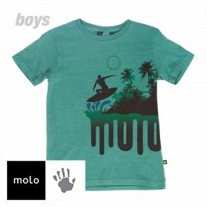 T-Shirts - Molo Rob T-Shirt - Light Petrol