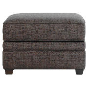 Monaco footstool, charcoal