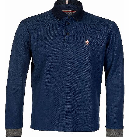 MONCLER Long Sleeve Polo