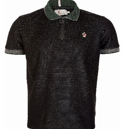 MONCLER Zip Up Polo