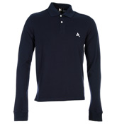 Classic Vintage Navy Pique Polo Shirt