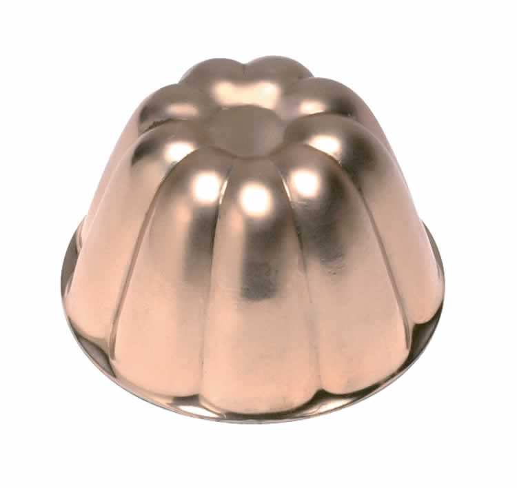 Copper Small pudding mould 7cm.